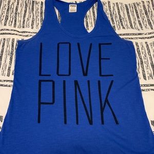 PINK VS blue tank